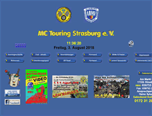 Tablet Screenshot of mc-touring-strasburg.com